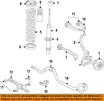 Chrysler Oem 11-23 300 Front Suspension Struts Components-mount 5181575AA. Fixed Price $122.40.