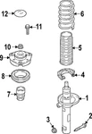 Genuine Volkswagen Bearing Support 5QM-412-249-A. Fixed Price $20.49.