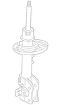 Genuine Mazda Suspension Strut KN3L-34-700B. Fixed Price $155.62.