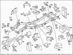 Genuine Mercedes W461 W463 G-class Mounting Consule 4603201678. Fixed Price $455.60.