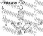 Febest 2007-2014 Ford Edge Rear Shock Absorber Bushing D10.5 Fdsb-edupr. Fixed Price $39.00.
