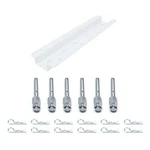 Hepfner HRP6522D-15-WHT Double Row Wall Mount Shock Rack 12 Capacity White. Fixed Price $145.73.