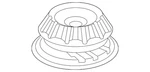 Genuine Nissan Suspension Strut Mount 54320-7LF0A. Fixed Price $39.72.