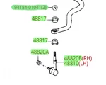 Toyota Sequoia 2006 Front & Rear Sway Bar Links Strut Mounts Kit Oem. Fixed Price $877.16.
