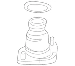 Genuine Honda Suspension Shock Absorber Mount 52675-S5B-N01. Fixed Price $25.00.