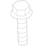 Genuine Volkswagen Strut Mount Bolt WHT-008-926. Fixed Price $18.54.
