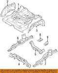 Gm Oem 98-00 Metro Rear Body Floor Rails-mount Bracket 30014169. Fixed Price $103.15.