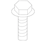 Genuine Nissan Suspension Strut Mount Bolt 54459-JA021. Fixed Price $10.97.