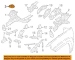 Chrysler Oem 19-22 Compass Structural Components Rails-tower Cover 68378403AA. Fixed Price $60.42.