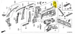 Genuine Honda Stiffener 64370-SJC-A01ZZ 2009-14 Ridgeline. Fixed Price $199.99.