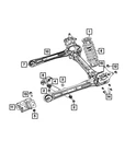Genuine Mopar Shock Absorber Bracket Left 4721663AB. Fixed Price $18.56.
