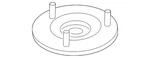 Genuine Nissan Strut Mount 56115-7S000. Fixed Price $18.03.
