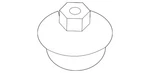 Genuine Ford Suspension Shock Absorber Mount Insulator 6C3Z-18197-AA. Fixed Price $30.10.