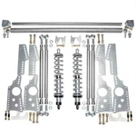 QA1 R170-110 4-LINK Suspension Kit With Single Adjustable Shocks, For Lb/in. Fixed Price $1463.54.