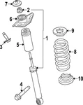 Genuine Nissan Shock Mount 55320-5MR0A. Fixed Price $78.03.