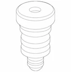 Genuine Volkswagen 2005-2008 Jetta Gti R32 Rear Coil Spring Damper 1K0-511-353-F. Fixed Price $22.17.