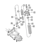 Genuine Mopar Strut Mount 4879072AE. Fixed Price $52.84.