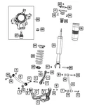 Genuine Mopar Shock Absorber Plate 5181844AA. Fixed Price $13.53.