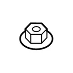 Genuine Mercedes-benz Oe Nut-a-washer Assembly 004-990-73-50. Fixed Price $16.50.