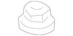 Genuine Toyota Suspension Strut Mount Nut 90080-17212. Fixed Price $10.86.