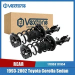 2X Rear Struts For 93-02 Toyota Corolla Sedan 98-02 Chevy Prizm 93-97 Geo. Fixed Price $124.59.
