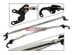88-91 Honda Civic/crx Front+rear Upper Top Strut Tower Bars Kit 2 Pieces Combo. Fixed Price $71.28.