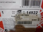Febi 14922 Strut Mount Front Driver Passenger Side For 530 Series. Fixed Price $26.25.