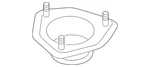 Genuine Nissan Mount Insulator 54320-JF03B. Fixed Price $194.80.