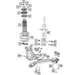 68297682AB Mopar Suspension Shock Absorber Mount Cap Front For Chrysler Pacifica. Fixed Price $18.26.
