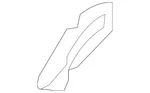 Genuine Audi Frame Side Member Reinforcement Bracket 5Q0-805-758. Fixed Price $10.77.