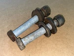 Qty 2, Corvette Rear Spindle Control Rod Dog Bone Trailing Arm Bolt 84-96. Fixed Price $18.00.