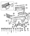 Genuine Mopar Box Side Brace 68414475AC. Fixed Price $199.59.