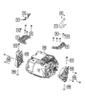 Genuine Mopar Frame Rail Bracket Left Side 68548944AC. Fixed Price $75.00.