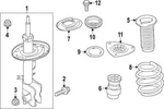 Genuine Nissan Spring Insulator 55338-6SA0A. Fixed Price $35.63.