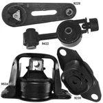 Engine Motor Mounts & Trans. 4PCS Set For Nissan Cube, Tiida, Versa 1.8L. Fixed Price $84.99.