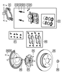 Genuine Mopar Hex Flange Head Bolt 6104259AA. Fixed Price $37.64.