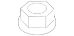 Genuine Nissan Top Nut 54588-JP00D. Fixed Price $12.67.