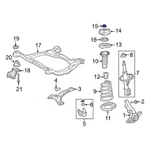 For Toyota Highlander 2008-2019 90178A0060 Suspension Strut Mount Nut. Fixed Price $15.46.