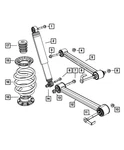 Genuine Mopar Header Bolt And Retainer Mounting 6508537AA. Fixed Price $15.81.