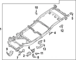 Genuine Nissan Suspension Strut Bracket 50410-9BT0A. Fixed Price $113.28.