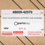 Genuine 2019-2025 Toyota RAV4 Front Suspension Support Sub-assy 48609-42070. Fixed Price $70.00.