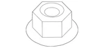 Genuine Kia Top Nut 54559-D6000. Fixed Price $9.44.