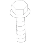 Genuine Volkswagen Strut Mount Bolt N-912-464-01. Fixed Price $21.29.
