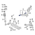 Ford Mustang 05-14 W711504S439 Front Upper Suspension Control Arm Bolt. Fixed Price $17.37.