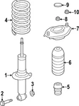 Genuine Subaru Strut 20365VC211. Fixed Price $157.38.