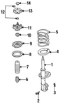 Genuine Mazda Lower Seat Bolt GJ21-34-097A. Fixed Price $9.32.