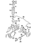 Genuine Nissan Strut Mount Bearing 54325-21000. Fixed Price $29.71.