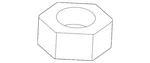 Genuine Nissan Suspension Strut Mount Nut 01221-A2011. Fixed Price $14.18.
