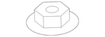 Genuine Bmw Top Nut 33-32-6-760-368. Fixed Price $5.81.