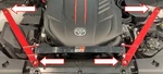 Genuine Toyota Gr Supra Front Strut Tie Brace PTR03-21231. Fixed Price $498.98.